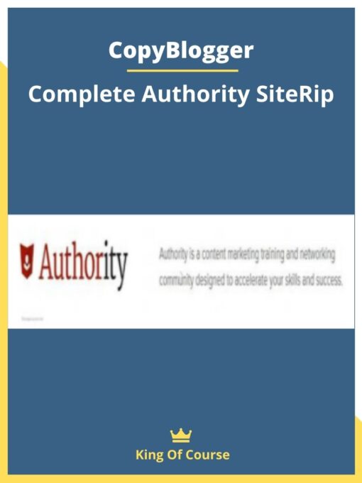 CopyBlogger – Complete Authority SiteRip