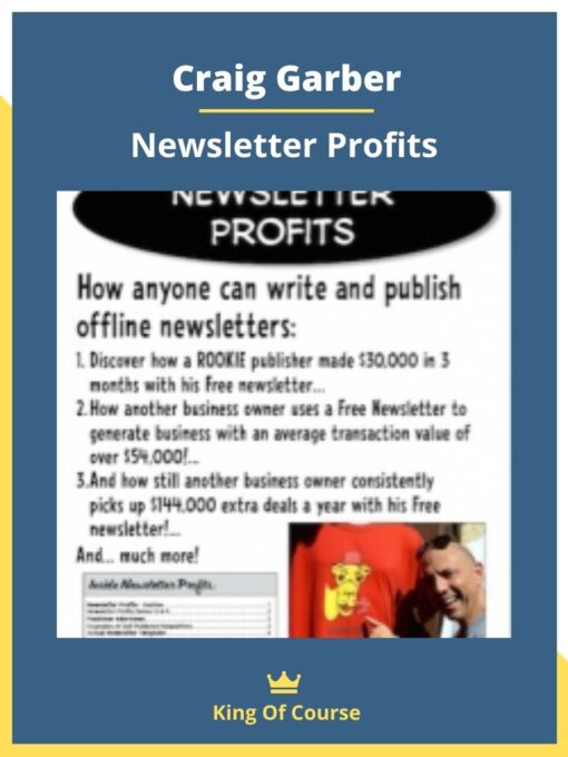 Craig Garber – Newsletter Profits