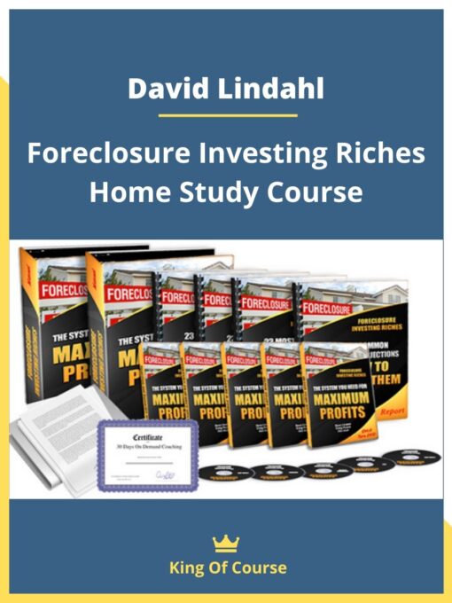 David Lindahl – Foreclosure Investing Riches Home Study Course