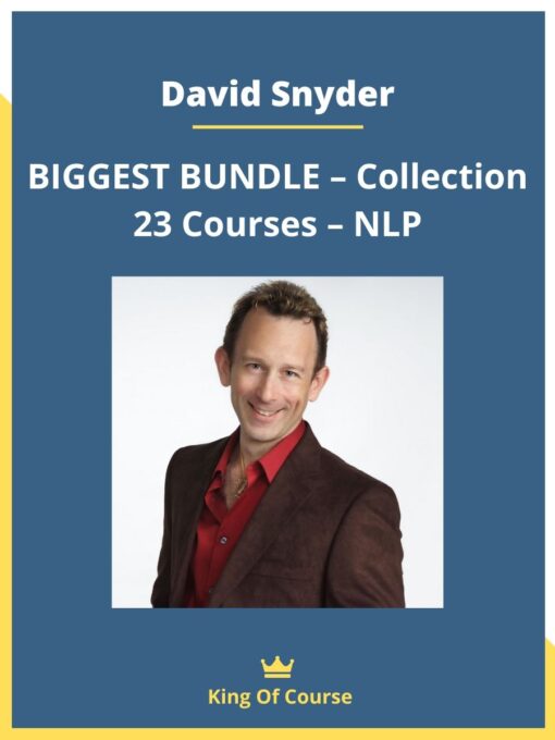 David Snyder – BIGGEST BUNDLE – Collection 23 Courses – NLP