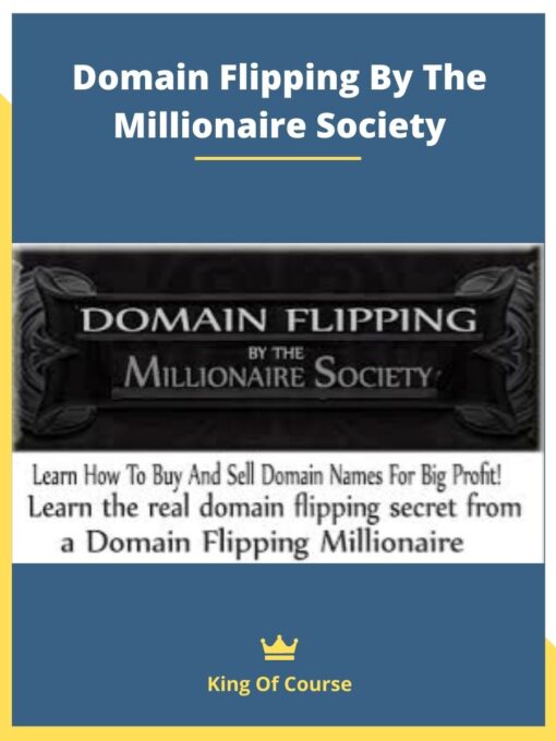 Domain Flipping By The Millionaire Society