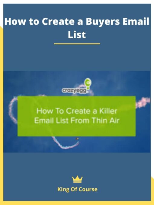 How to Create a Buyers Email List