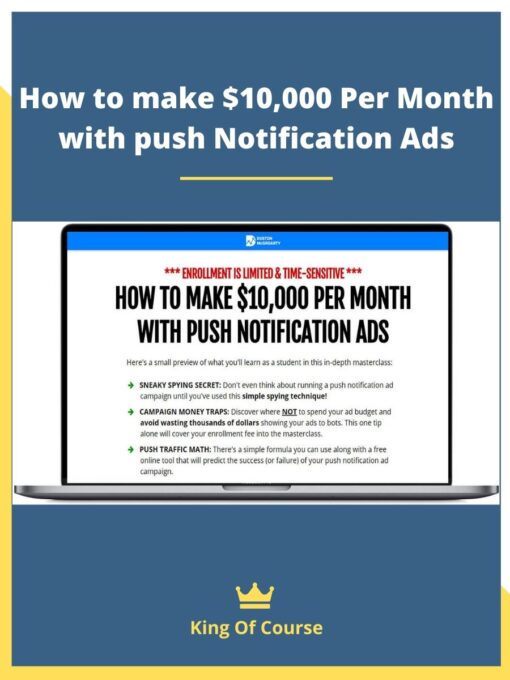 How to make $10,000 Per Month with push Notification Ads