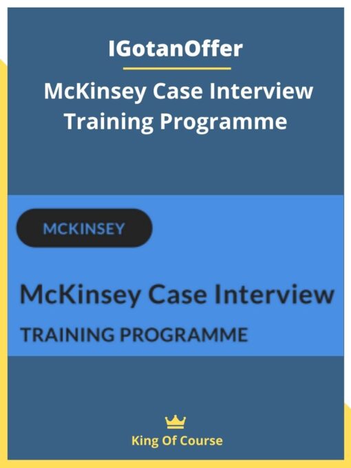 IGotanOffer – McKinsey Case Interview Training Programme