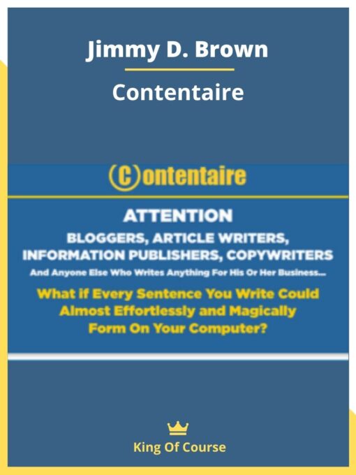 Jimmy D. Brown – Contentaire