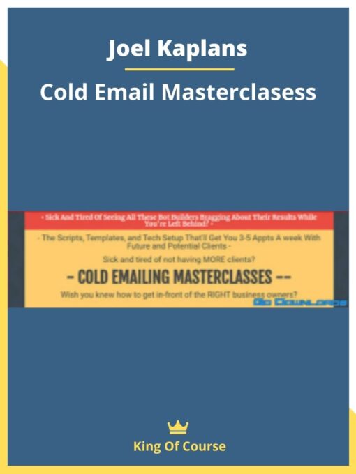 Joel Kaplans – Cold Email Masterclasess