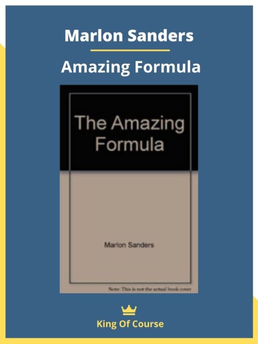 Marlon Sanders – Amazing Formula