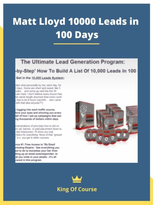 Matt Lloyd 10000 Leads in 100 Days