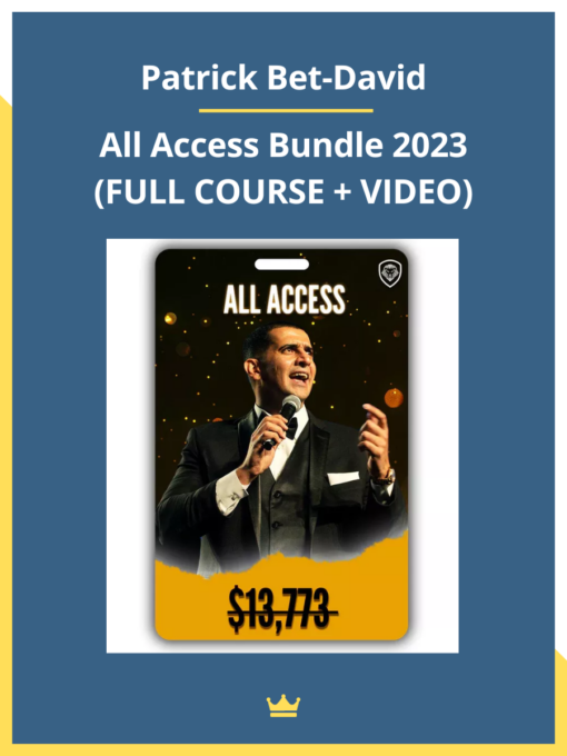 Patrick Bet-David – All Access Bundle 2023 (FULL COURSE + VIDEO)