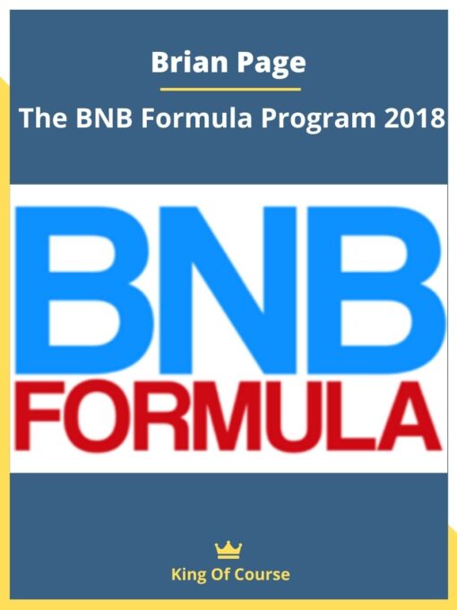 Brian Page – The BNB Formula Program 2018
