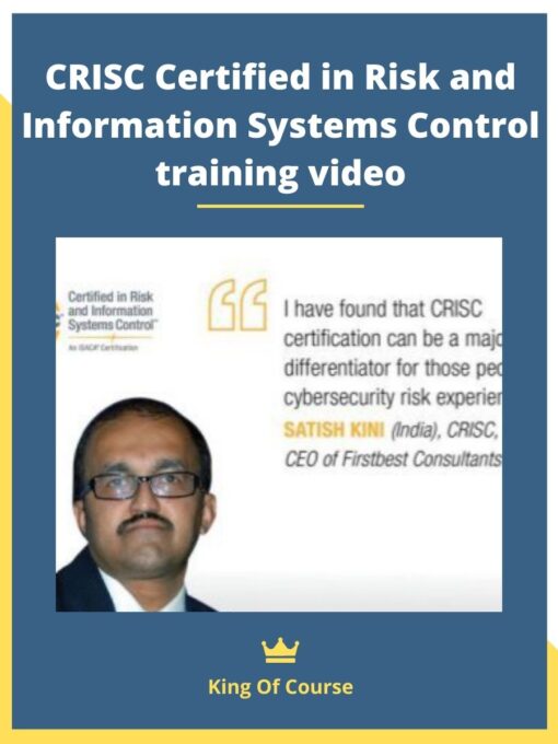CRISC Certified in Risk and Information Systems Control training video