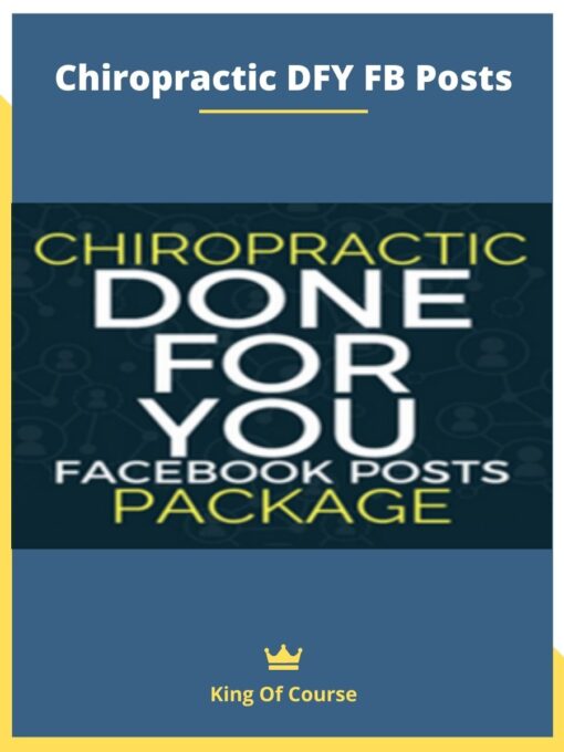 Chiropractic DFY FB Posts