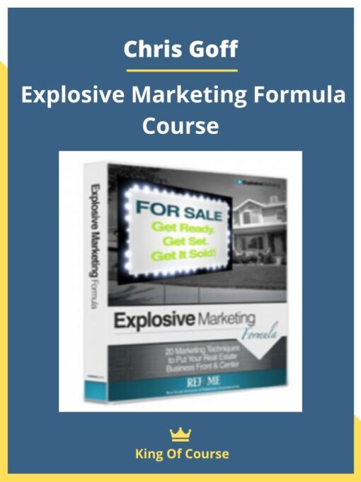 Chris Goff – Explosive Marketing Formula Course
