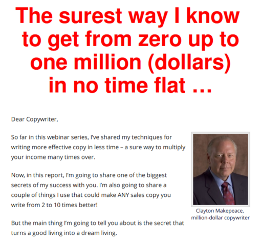 Clayton Makepeace – The Makepeace Method for Writing Million Dollar Sales - Image 2