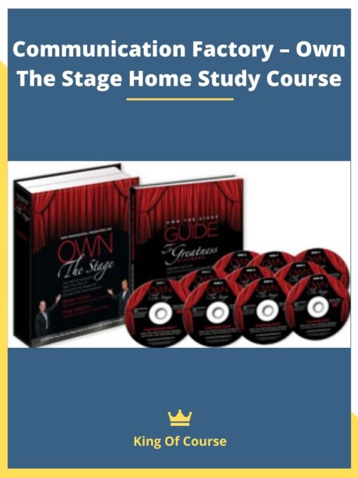 Communication Factory – Own The Stage Home Study Course