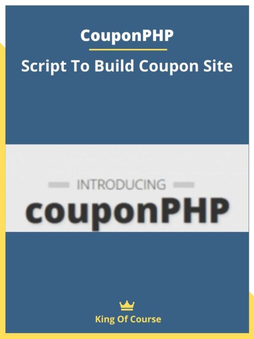 CouponPHP – Script To Build Coupon Site