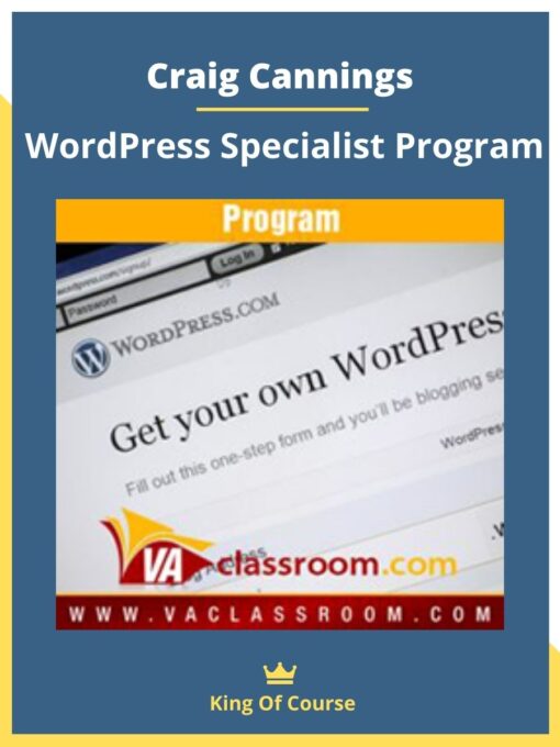 Craig Cannings – WordPress Specialist Program