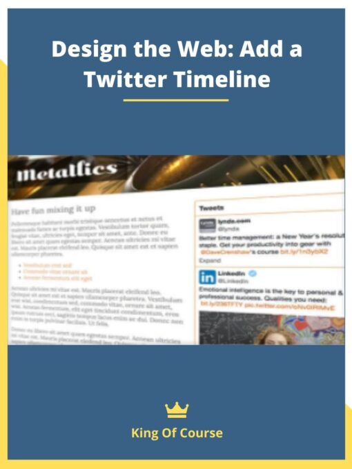 Design the Web: Add a Twitter Timeline