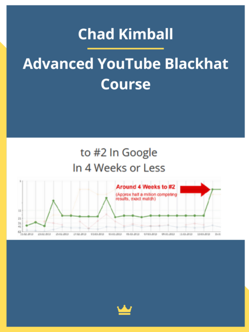 Chad Kimball – Advanced YouTube Blackhat Course