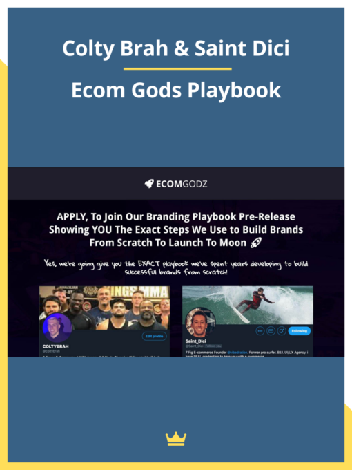 Colty Brah & Saint Dici – Ecom Gods Playbook