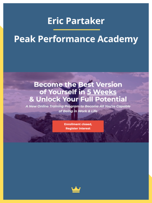 Eric Partaker – Peak Performance Academy