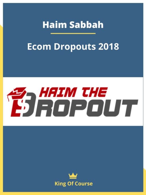 Haim Sabbah – Ecom Dropouts 2018