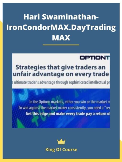 Hari Swaminathan- IronCondorMAX.DayTradingMAX