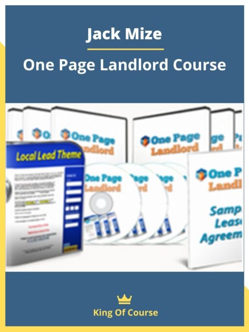 Jack Mize – One Page Landlord Course