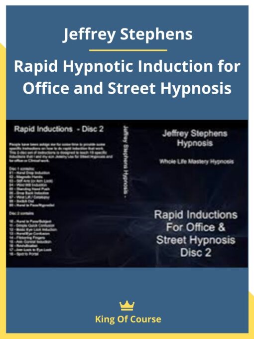 Jeffrey Stephens – Rapid Hypnotic Induction for Office and Street Hypnosis