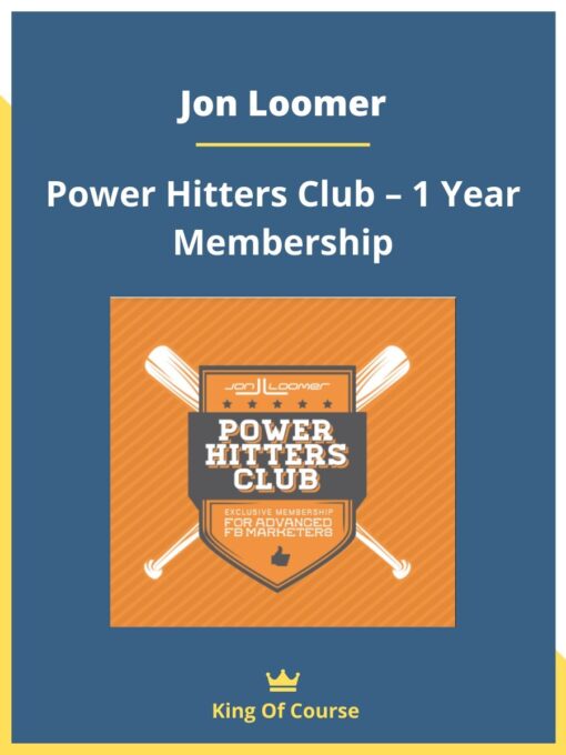 Jon Loomer – Power Hitters Club – 1 Year Membership