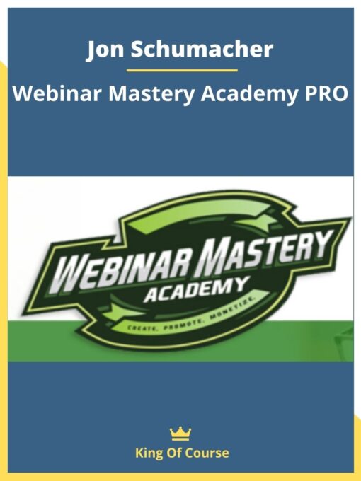 Jon Schumacher – Webinar Mastery Academy PRO