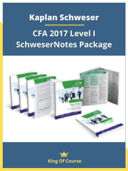 Kaplan Schweser – CFA 2017 Level I SchweserNotes Package
