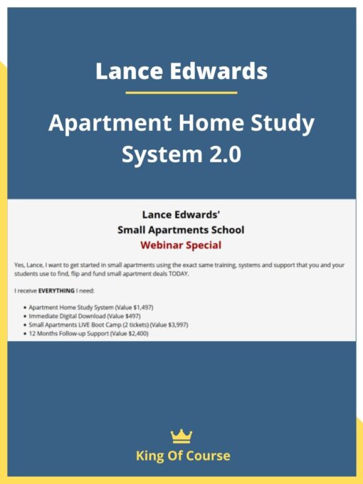 Lance Edwards – Apartment Home Study System 2.0