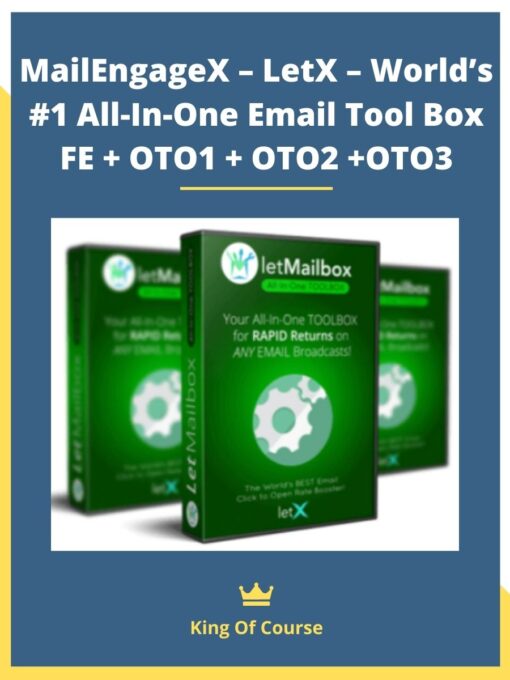MailEngageX – LetX – World’s #1 All-In-One Email Tool Box FE + OTO1 + OTO2 +OTO3