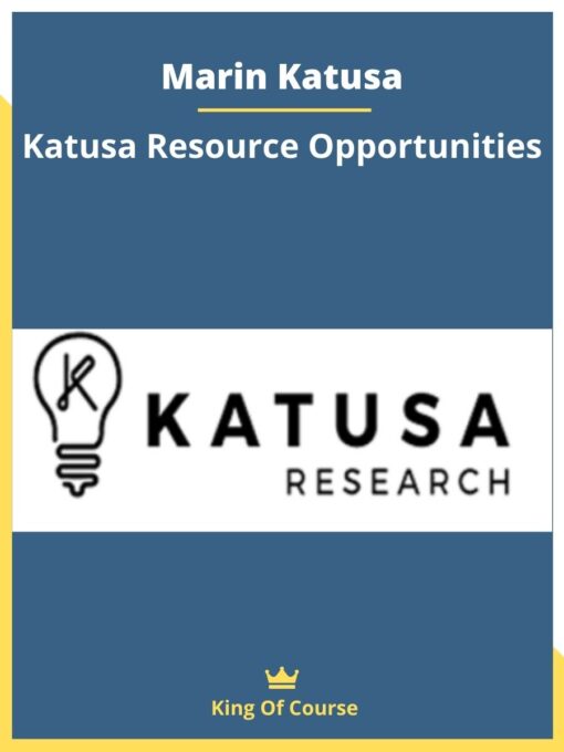 Marin Katusa – Katusa Resource Opportunities