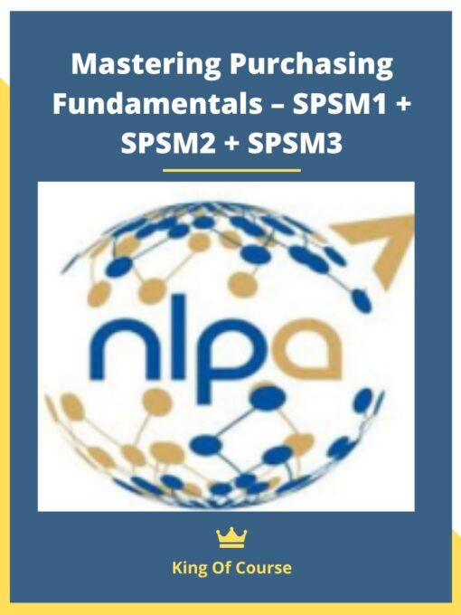 Mastering Purchasing Fundamentals – SPSM1 + SPSM2 + SPSM3