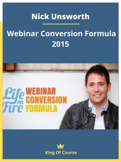 Nick Unsworth – Webinar Conversion Formula 2015