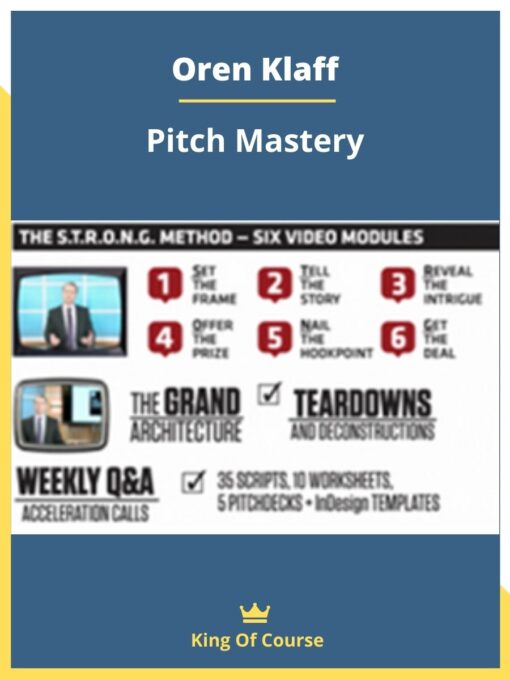Oren Klaff – Pitch Mastery