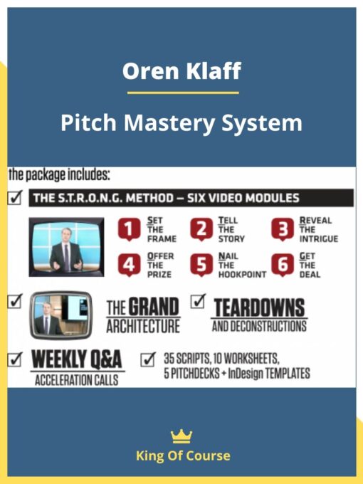 Oren Klaff – Pitch Mastery System