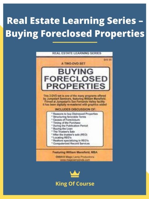 Real Estate Learning Series – Buying Foreclosed Properties