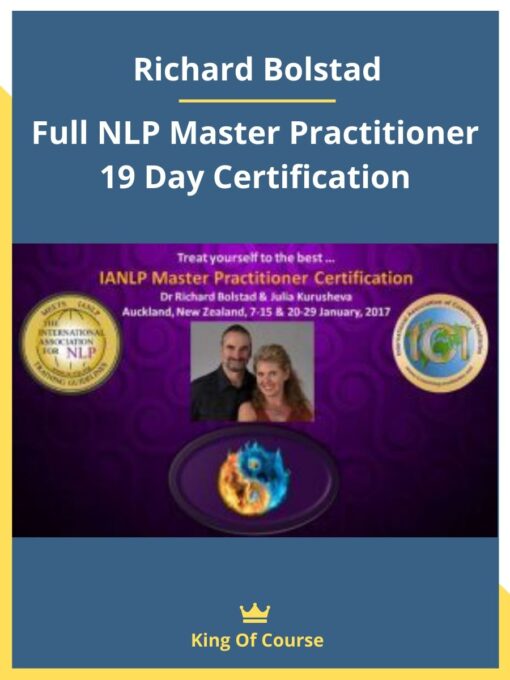 Richard Bolstad – Full NLP Master Practitioner 19 Day Certification