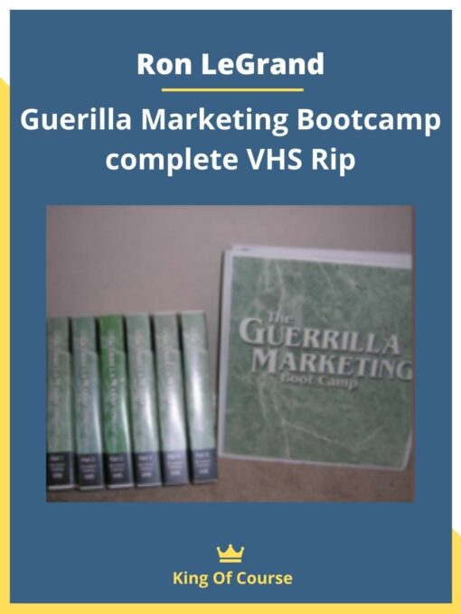 Ron LeGrand – Guerilla Marketing Bootcamp complete VHS Rip