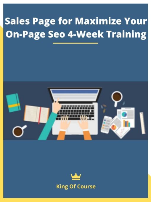 Sales Page for Maximize Your On-Page Seo 4-Week Training