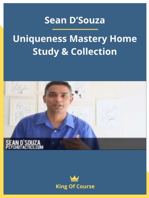 Sean D’Souza – Uniqueness Mastery Home Study & Collection