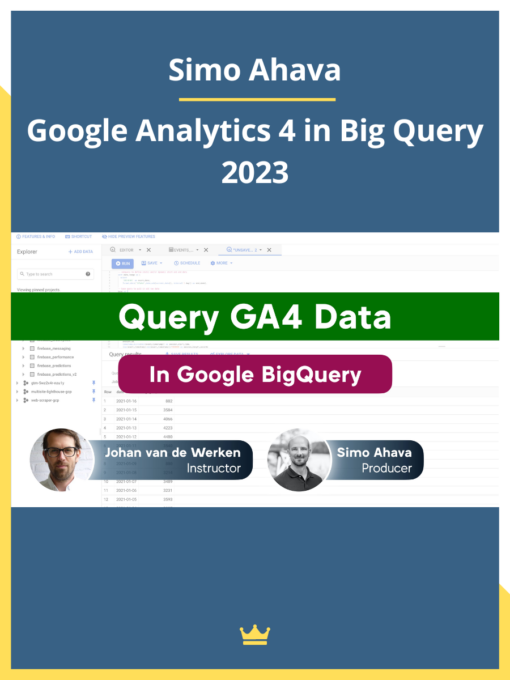 Simo Ahava – Google Analytics 4 in Big Query 2023