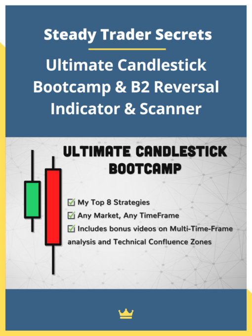 Steady Trader Secrets – Ultimate Candlestick Bootcamp & B2 Reversal Indicator & Scanner