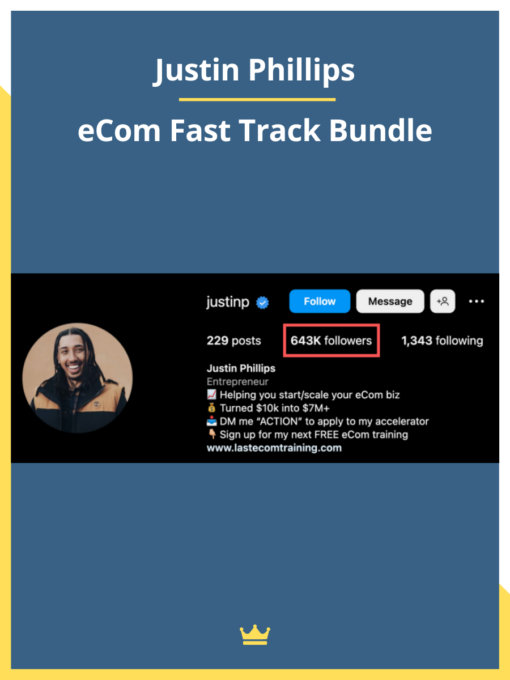 Justin Phillips – eCom Fast Track Bundle