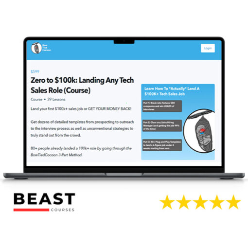 BowtiedCocoon – Zero to 100k – Landing Any Tech Sales Role